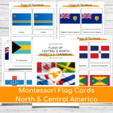 Montessori FLAGS of Central & North America & Caribbean - 