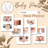 Montessori Flash Cards : Body Parts for Babies and Toddlers