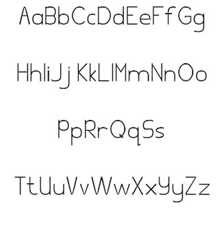 Preview of Montessori Font (101_lcallard)