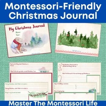 Preview of Montessori-Friendly Christmas Journal