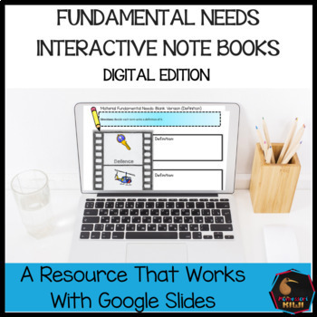 Preview of Montessori Fundamental Needs Interactive note books (digital edition)