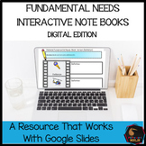 Montessori Fundamental Needs Interactive note books (digit
