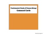 Montessori - Fundamental Needs of Human Beings Command Cards