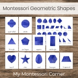 Montessori Geometric Cabinet Shapes 3 Part Cards and Contr