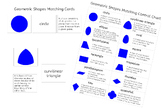 Montessori Geometric Shapes Matching Cards