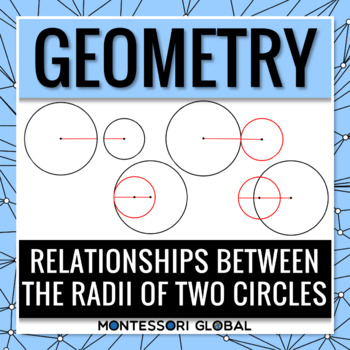 Preview of Montessori Geometry | Circle Relationship3 | PowerPoint | Boom Cards | Printable