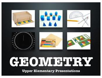 Preview of Montessori Geometry Curriculum (4th, 5th, 6th Grade)