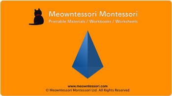 Preview of Montessori Geometry Solids: Names and Definitions for Google Classroom