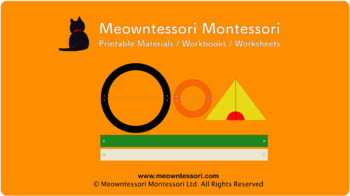 Preview of Montessori Geometry Study of Figures: Open Closed Regions for Google Classroom