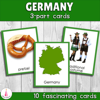 Preview of Germany Montessori 3-part Cards