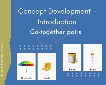 Montessori Go-Together Cards (Real Pictures) by Indian Montessori Mama