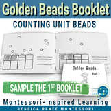 Montessori Math Place Value with Golden Beads Large Bookle