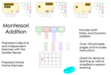 Montessori Golden Beads and Stamp Game Addition Bundle: Di