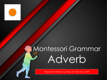 Preview of Montessori Grammar: Adverb