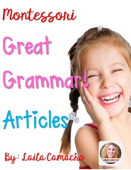 Preview of Montessori Grammar Articles
