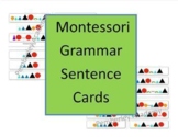 Montessori Grammar Sentence Strips Cards (34 sentences!) +