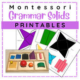 Montessori Grammar Solids- Printables