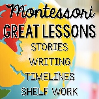 Preview of Montessori Great Lessons - Stories & Activities