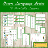 Montessori Green Phonogram Language Series Bundle (Cursive
