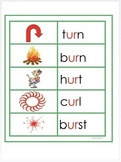 Montessori Green Series - ar,or,er,ur,ir,wr,air,ear (Box 1