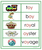 Montessori Green Series - oy,oi,oo Sound Word and Picture