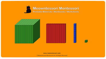 Preview of Montessori Hierarchic Material for Google Classroom