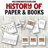 Montessori History of Paper and Books - timeline and order