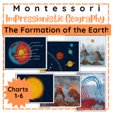 Montessori Impressionistic Geography Charts 1-6: First Gre