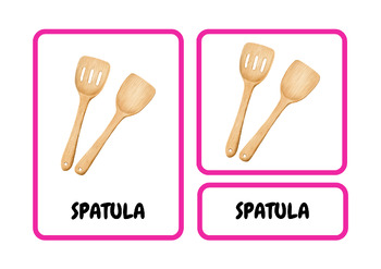 Preview of In the Kitchen Flashcards: Explore Utensils and Appliances