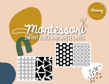 Preview of Montessori Infant Black & White Cards