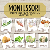 Montessori Inspired Bilingual (spanish/english) Vegetable 