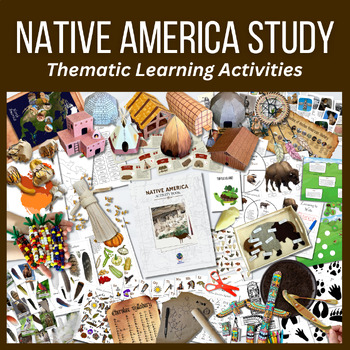 Preview of NATIVE AMERICAN Indians of North America | Activity BUNDLE Unit Study