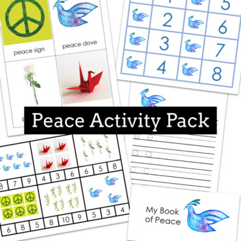 Preview of Montessori Inspired Peace Activity Pack