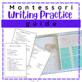 Montessori Inspired Writing Practice Guide