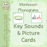 Montessori Key Phonogram Picture & Word Cards D'NEALIAN
