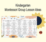 Montessori Kindergarten Group Lesson Ideas