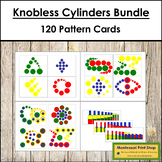 Montessori Knobless Cylinder Pattern Cards Bundle