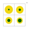 Montessori-Sensorial Knobless Cylinders--birds-eye-view-green-yellow