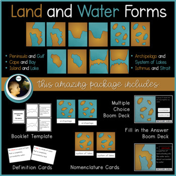 Preview of Land and water forms in Montessori