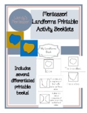 Montessori Land Forms Printable Activity Booklets