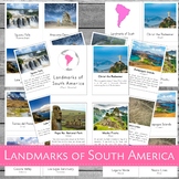 Montessori Inspired Landmarks of South America 3 Part Card