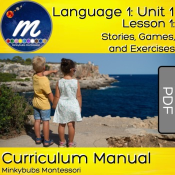 Preview of Montessori Language 1 Manual Prep for Lower Elementary Writing Reading PDF