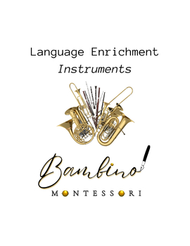 Preview of Montessori Language Enrichment_Instruments