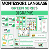 Montessori Phonics Green Series | DIGRAPHS | CH, SH, TH, W