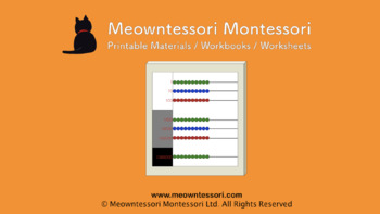 Preview of Montessori Large Bead Frame: Material for Google Classroom