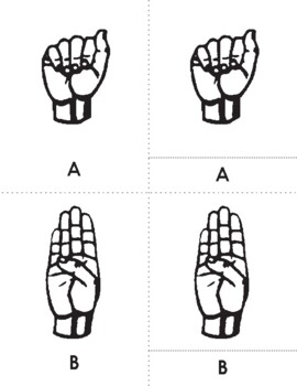 Preview of Montessori Learning: American Sign Language Nomenclature Cards