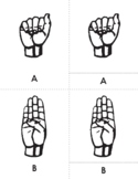 Montessori Learning: American Sign Language Nomenclature Cards
