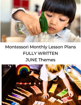 Preview of Montessori Lesson Plans Fully Written Antarctica Summer Ecology Themes JUNE