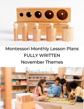 Preview of Montessori Lesson Plans Fully Written Four Elements Native American Themes NOV