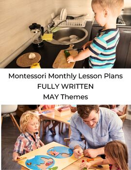 Preview of Montessori Lesson Plans Fully Written Plants Australia Compost Themes MAY
